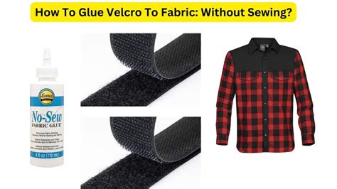 how to glue velcro to fabric